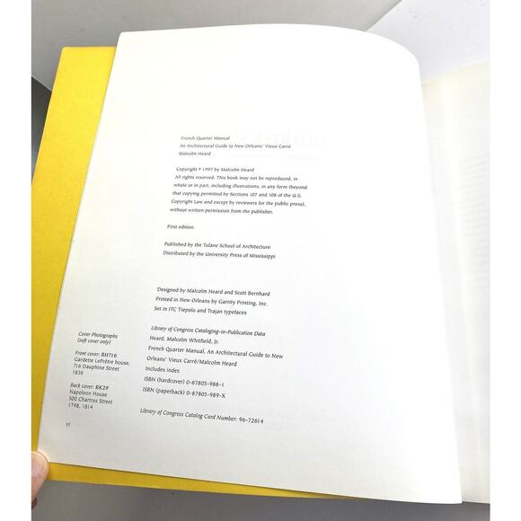 French Quarter Manual : An Architectural Guide by Malcolm Heard 1997 - Read Desc - Picture 6 of 16